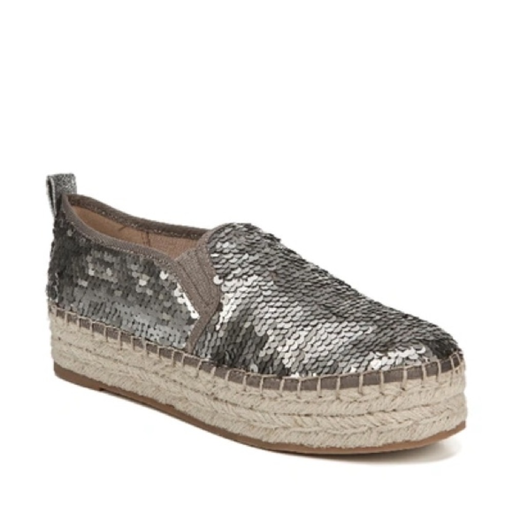 Sam Edelman Women's Carrin Platform Sequins Espadrilles Sneaker